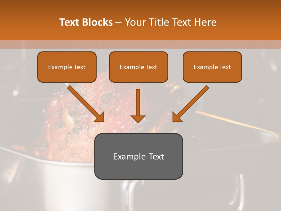 Knuckle Simple Meat PowerPoint Template