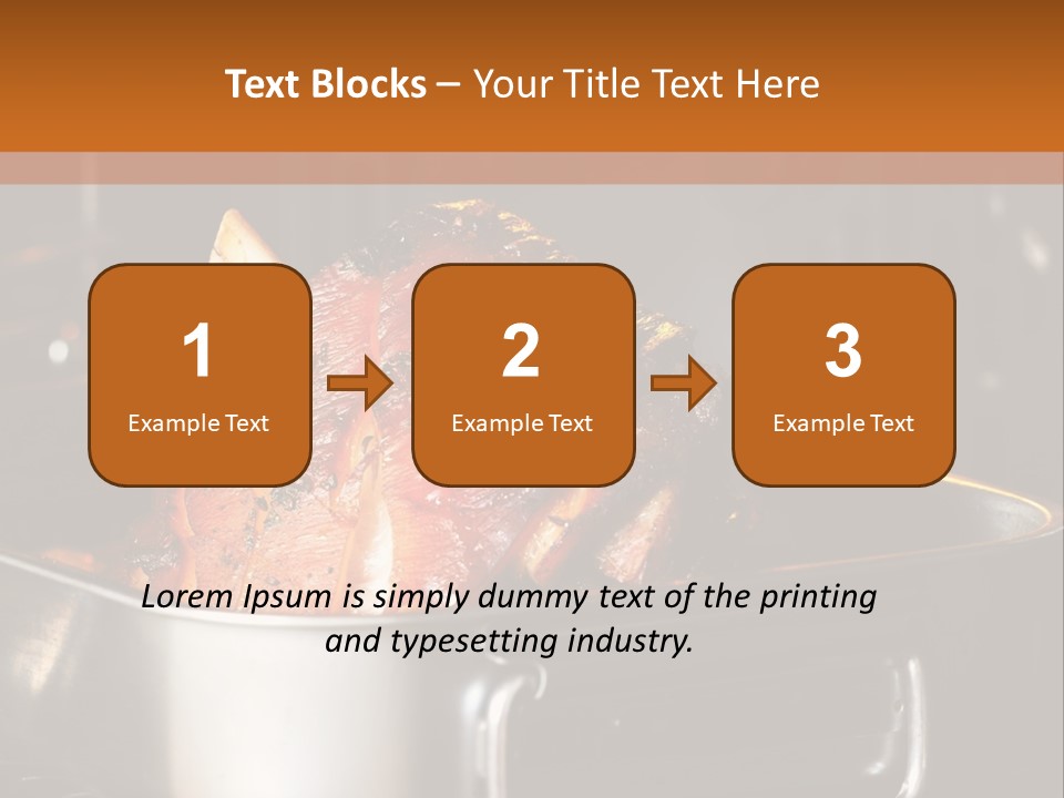 Knuckle Simple Meat PowerPoint Template