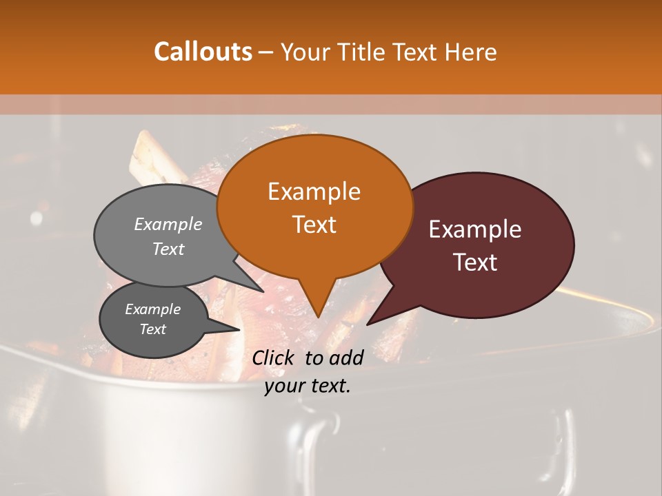 Knuckle Simple Meat PowerPoint Template