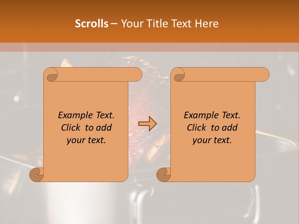 Knuckle Simple Meat PowerPoint Template