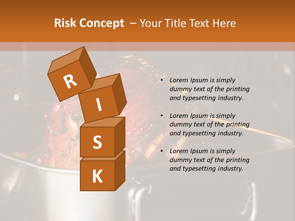 Knuckle Simple Meat PowerPoint Template