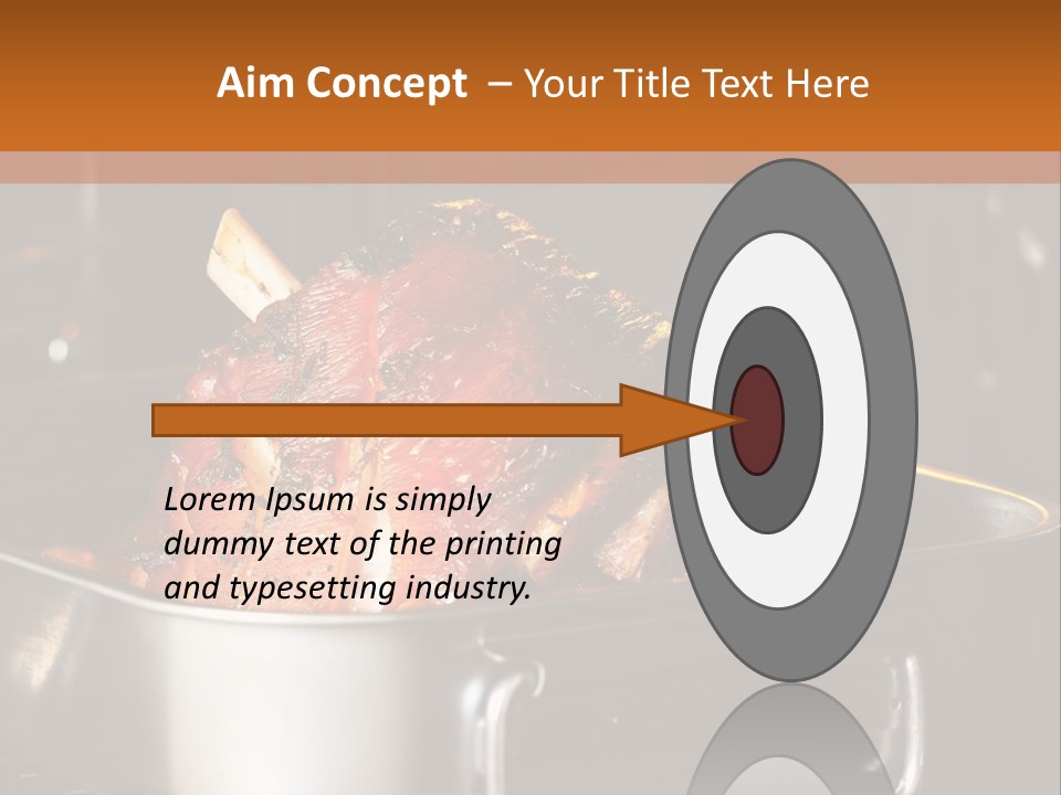 Knuckle Simple Meat PowerPoint Template