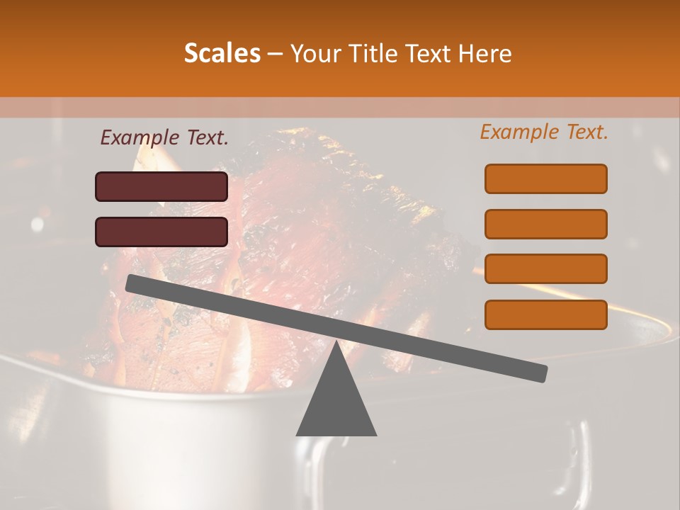 Knuckle Simple Meat PowerPoint Template