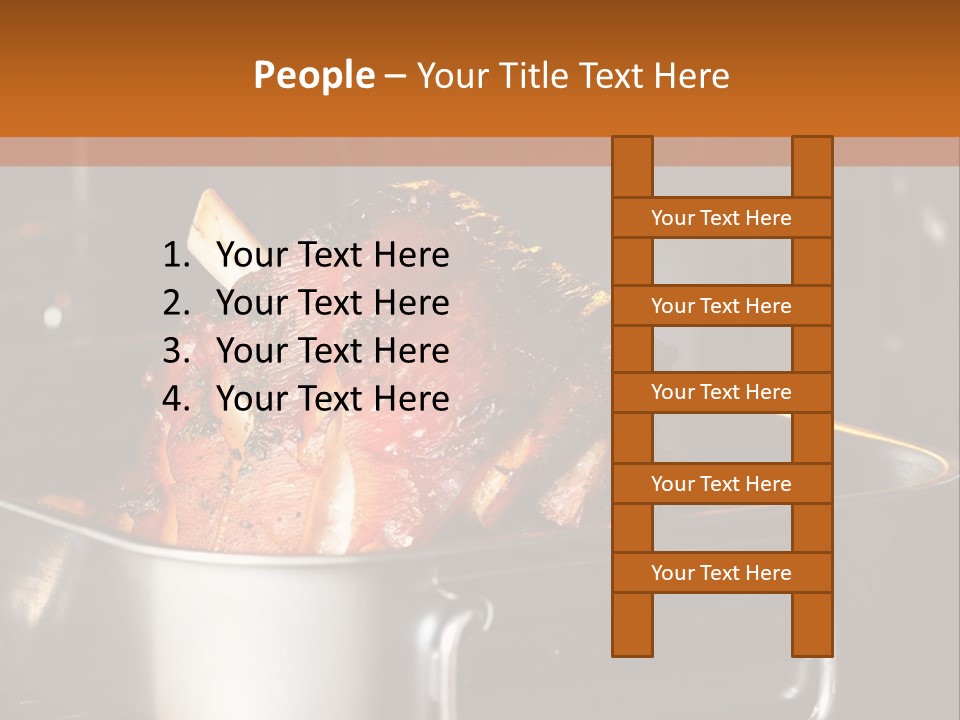 Knuckle Simple Meat PowerPoint Template
