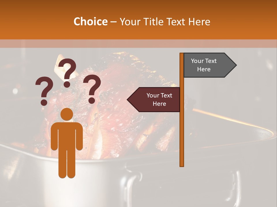 Knuckle Simple Meat PowerPoint Template