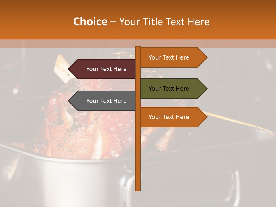 Knuckle Simple Meat PowerPoint Template