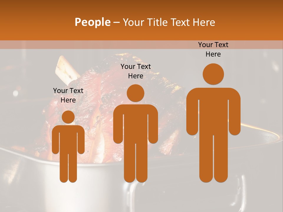 Knuckle Simple Meat PowerPoint Template