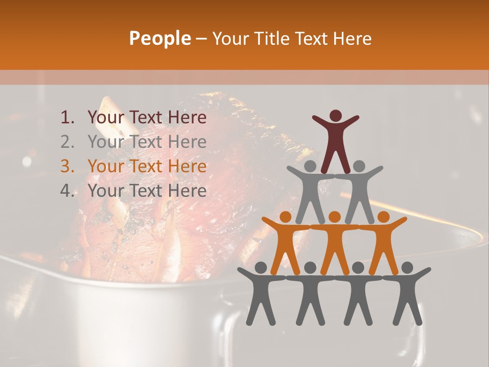 Knuckle Simple Meat PowerPoint Template