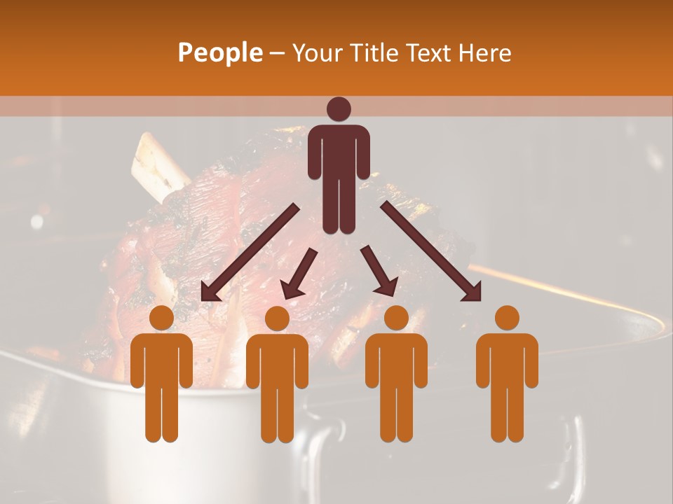 Knuckle Simple Meat PowerPoint Template
