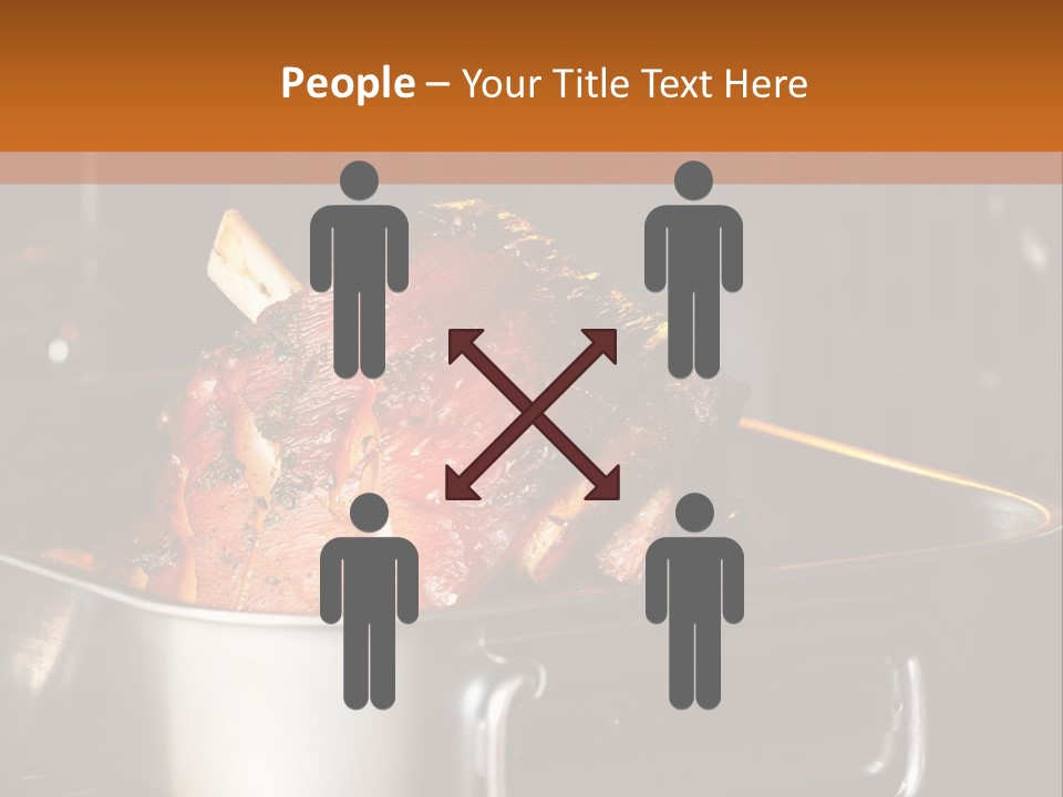 Knuckle Simple Meat PowerPoint Template