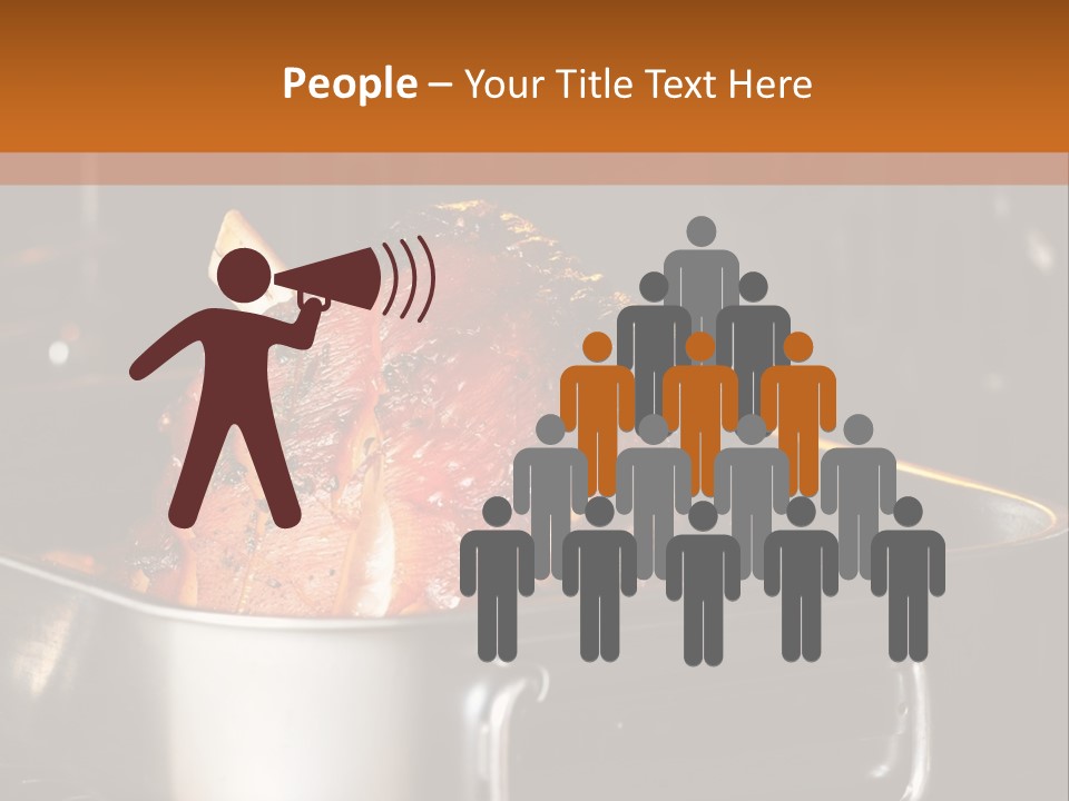 Knuckle Simple Meat PowerPoint Template