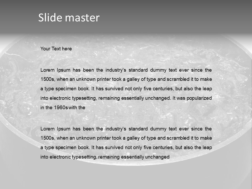 Cool Underwater Fresh PowerPoint Template