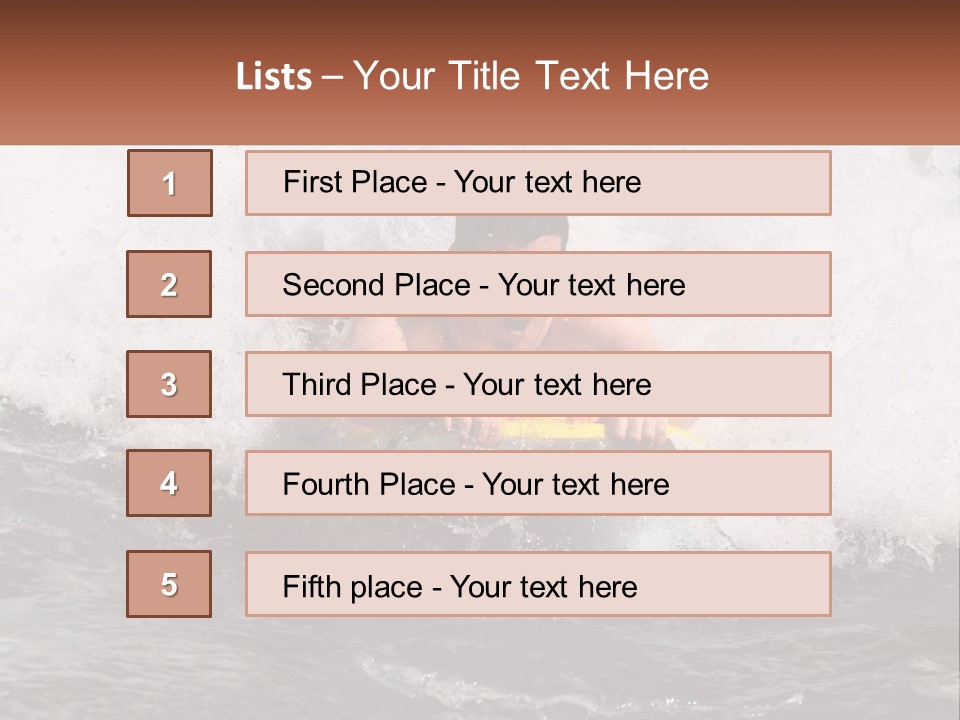 Vacation Happy Tropical PowerPoint Template