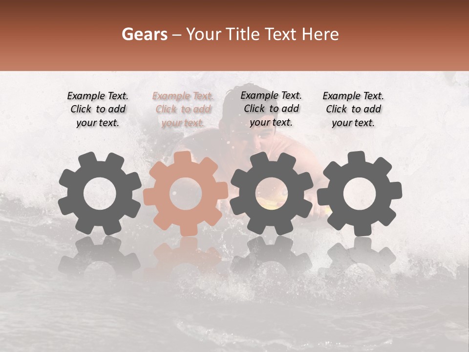 Vacation Happy Tropical PowerPoint Template