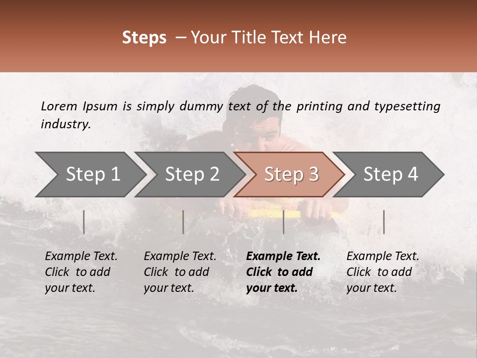 Vacation Happy Tropical PowerPoint Template