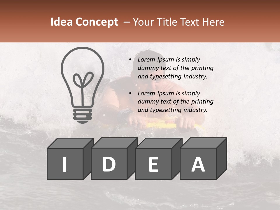 Vacation Happy Tropical PowerPoint Template