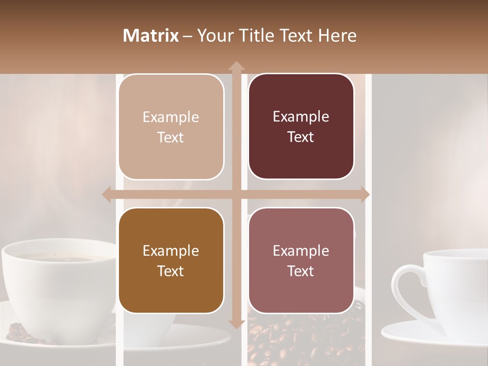 Dark Mug Bean PowerPoint Template