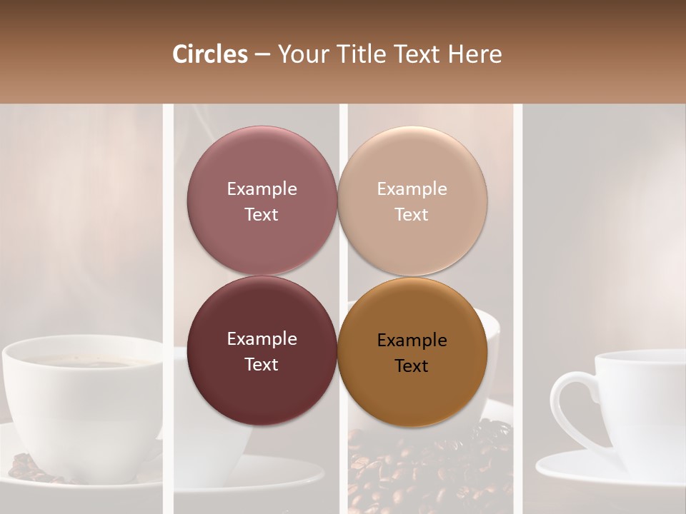 Dark Mug Bean PowerPoint Template