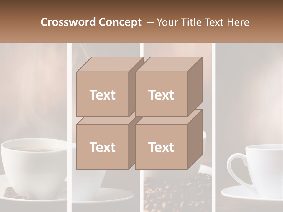 Dark Mug Bean PowerPoint Template