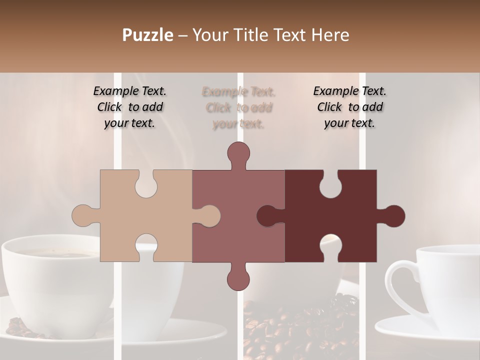 Dark Mug Bean PowerPoint Template