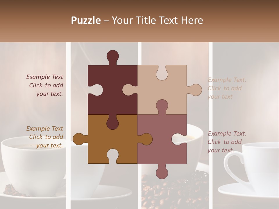 Dark Mug Bean PowerPoint Template
