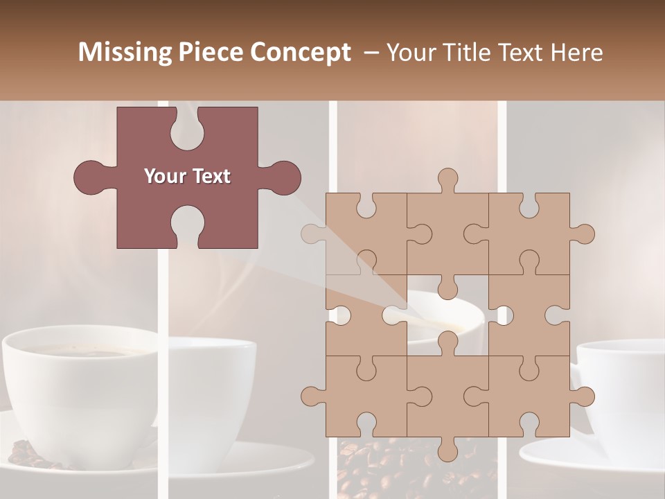 Dark Mug Bean PowerPoint Template