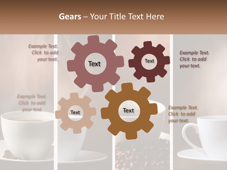 Dark Mug Bean PowerPoint Template