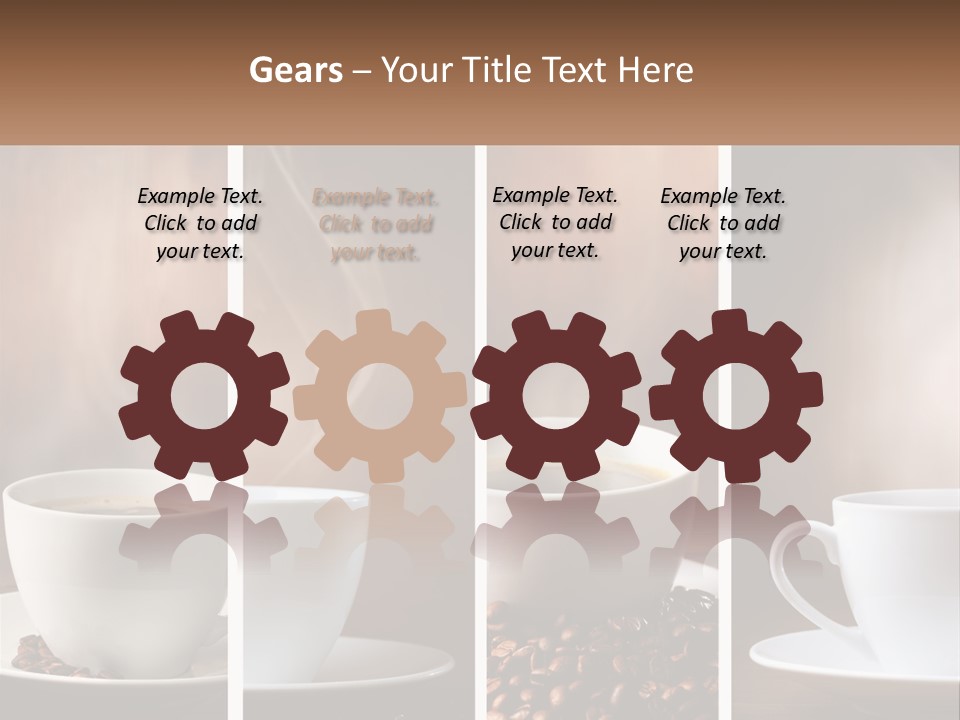 Dark Mug Bean PowerPoint Template