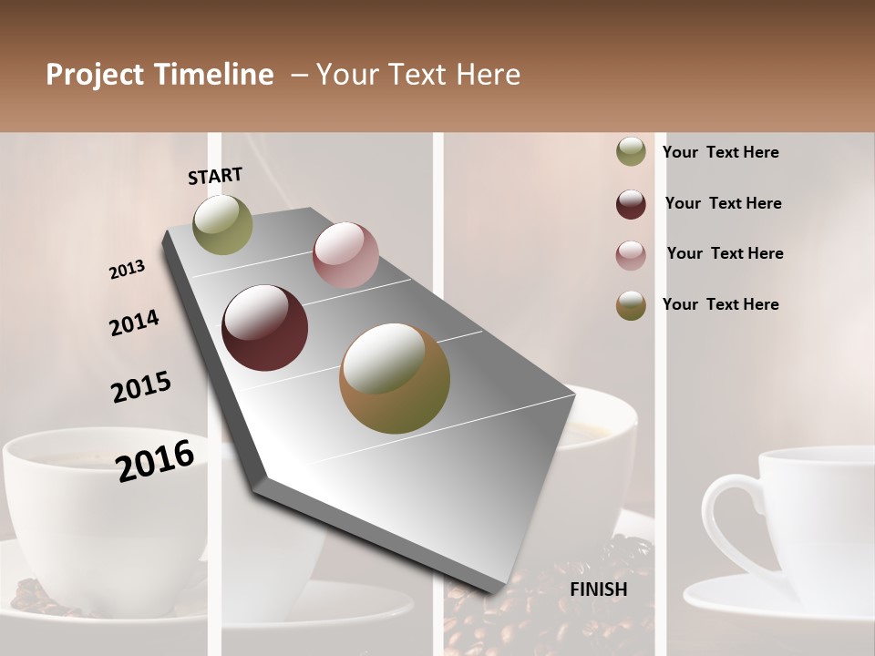 Dark Mug Bean PowerPoint Template