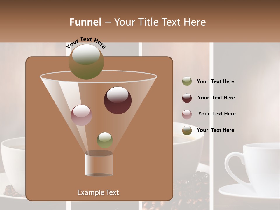 Dark Mug Bean PowerPoint Template