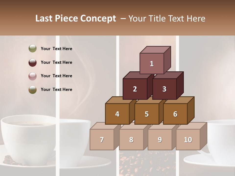 Dark Mug Bean PowerPoint Template