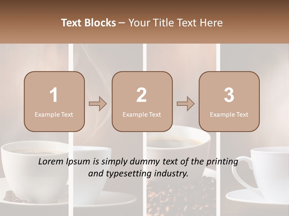 Dark Mug Bean PowerPoint Template