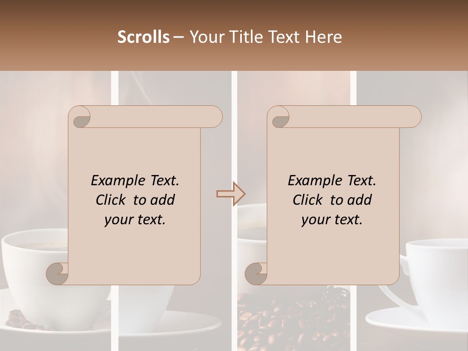 Dark Mug Bean PowerPoint Template