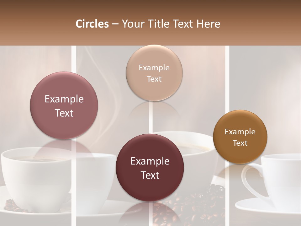 Dark Mug Bean PowerPoint Template