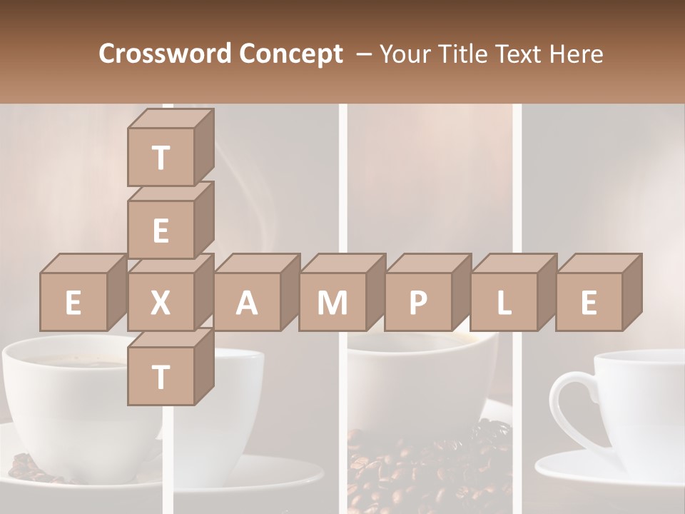 Dark Mug Bean PowerPoint Template
