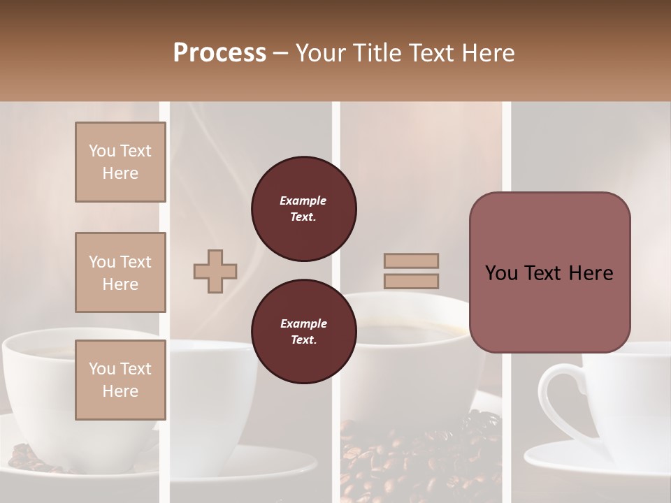 Dark Mug Bean PowerPoint Template
