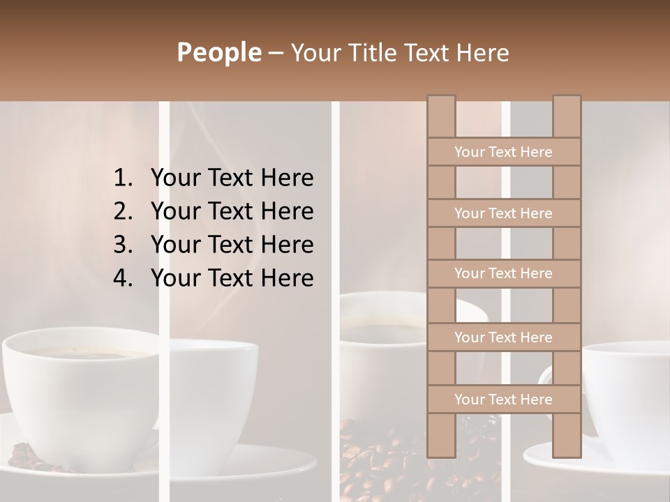 Dark Mug Bean PowerPoint Template