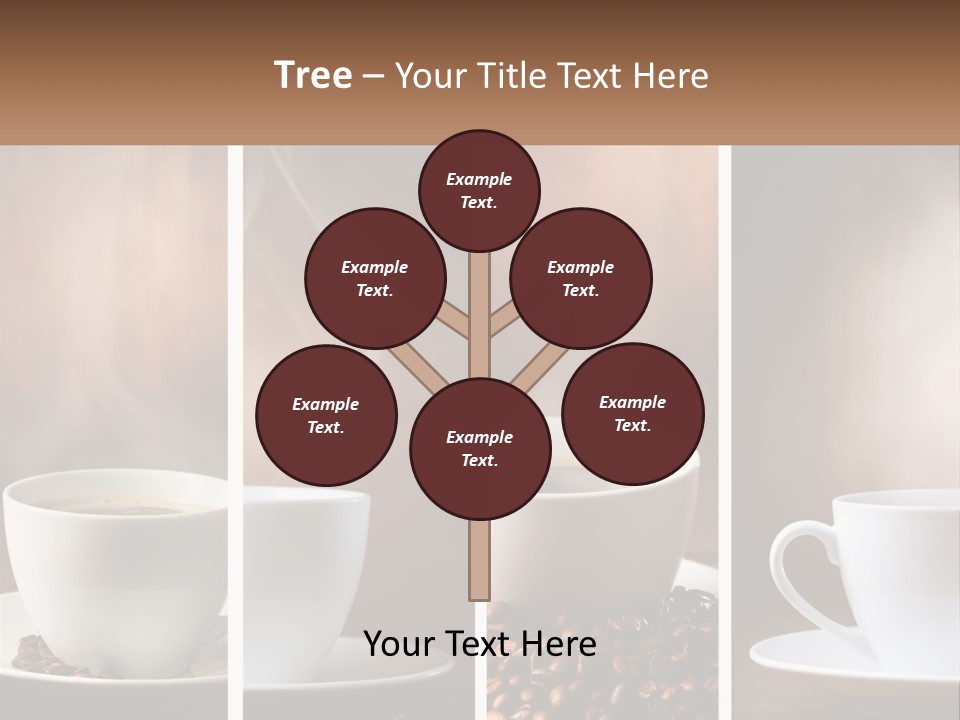 Dark Mug Bean PowerPoint Template