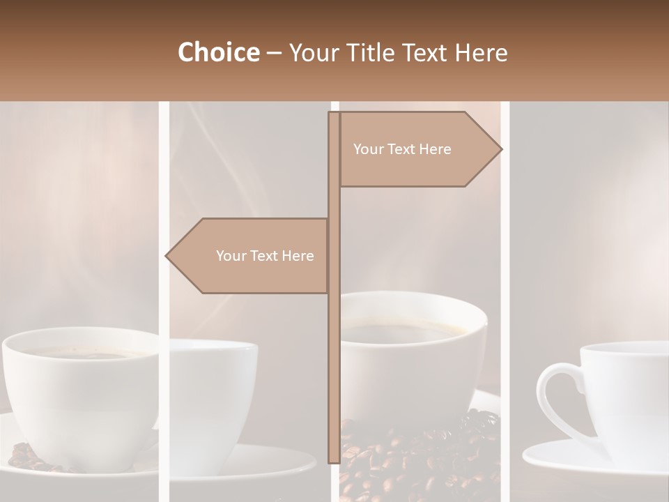 Dark Mug Bean PowerPoint Template