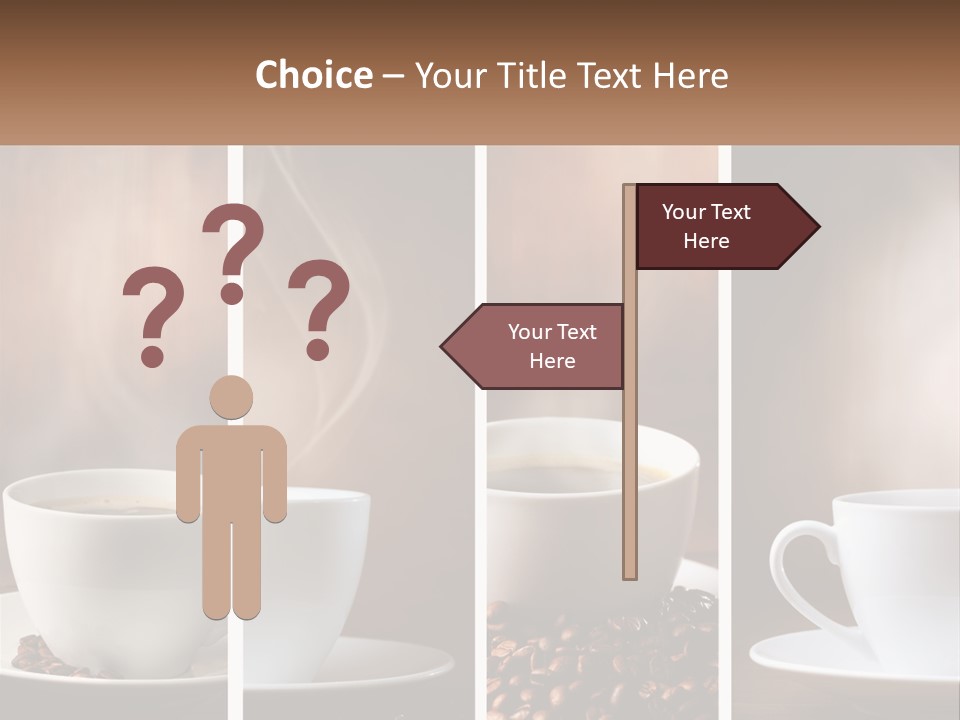 Dark Mug Bean PowerPoint Template