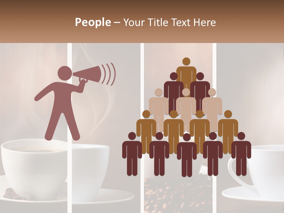 Dark Mug Bean PowerPoint Template