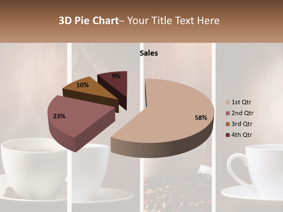 Dark Mug Bean PowerPoint Template