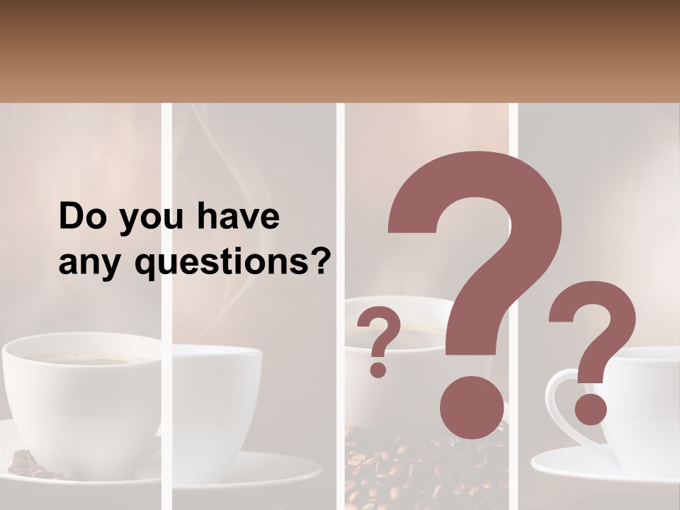 Dark Mug Bean PowerPoint Template