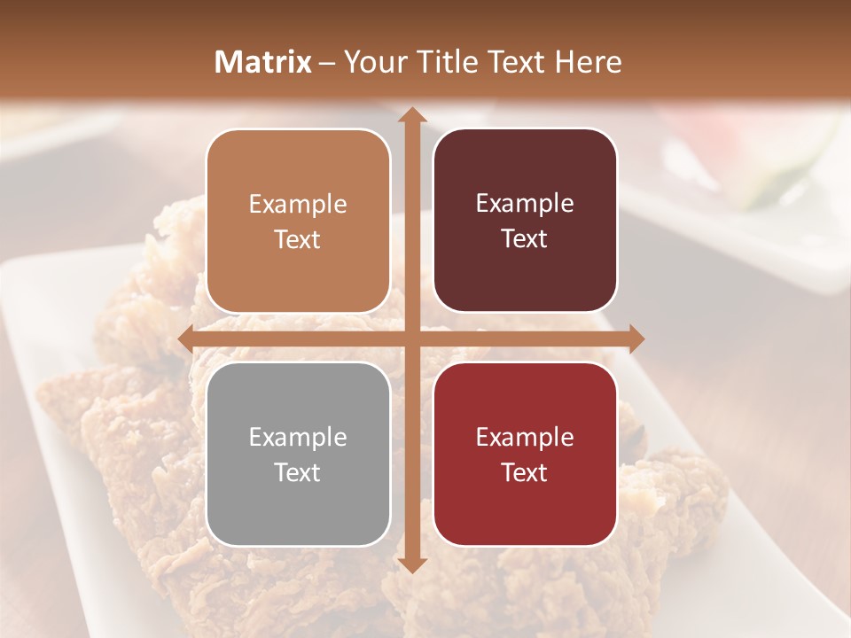 Unhealthy Meat Restaurant PowerPoint Template