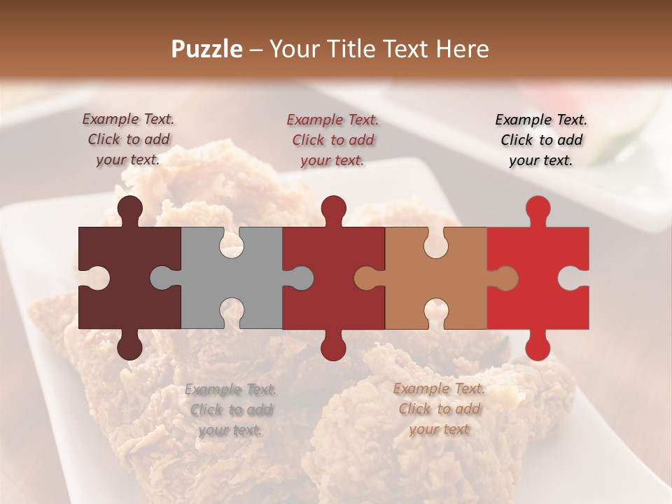 Unhealthy Meat Restaurant PowerPoint Template