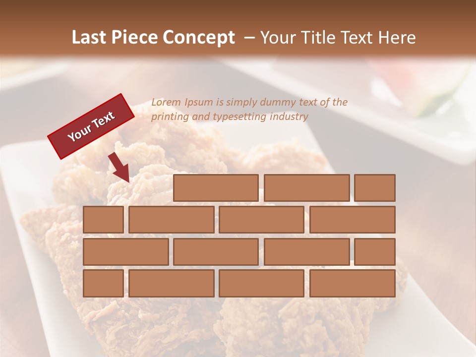 Unhealthy Meat Restaurant PowerPoint Template