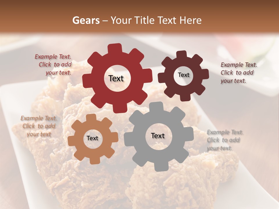 Unhealthy Meat Restaurant PowerPoint Template