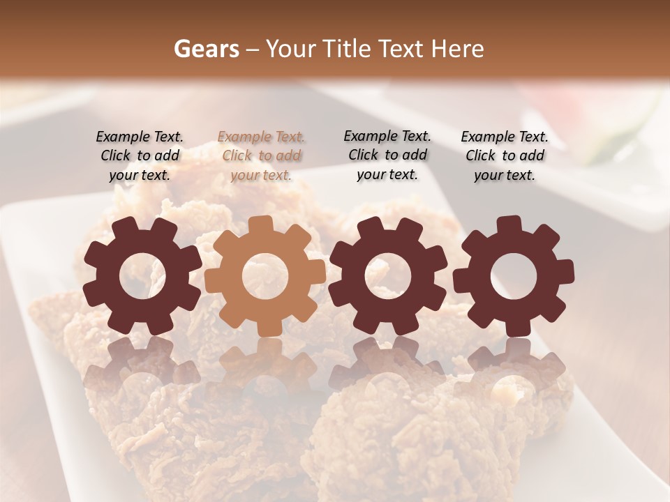 Unhealthy Meat Restaurant PowerPoint Template