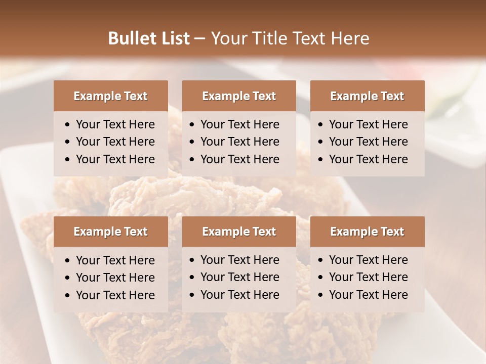 Unhealthy Meat Restaurant PowerPoint Template