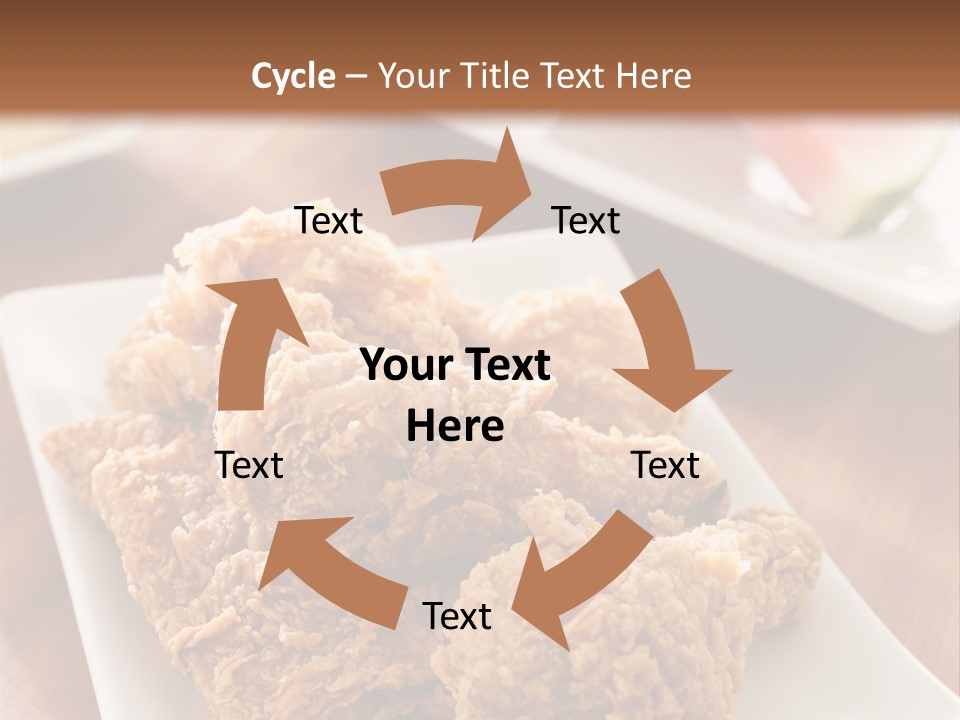 Unhealthy Meat Restaurant PowerPoint Template